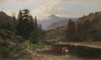 Mountain Landscape with Cattle, 1879